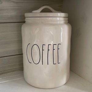 Rae Dunn coffee canister